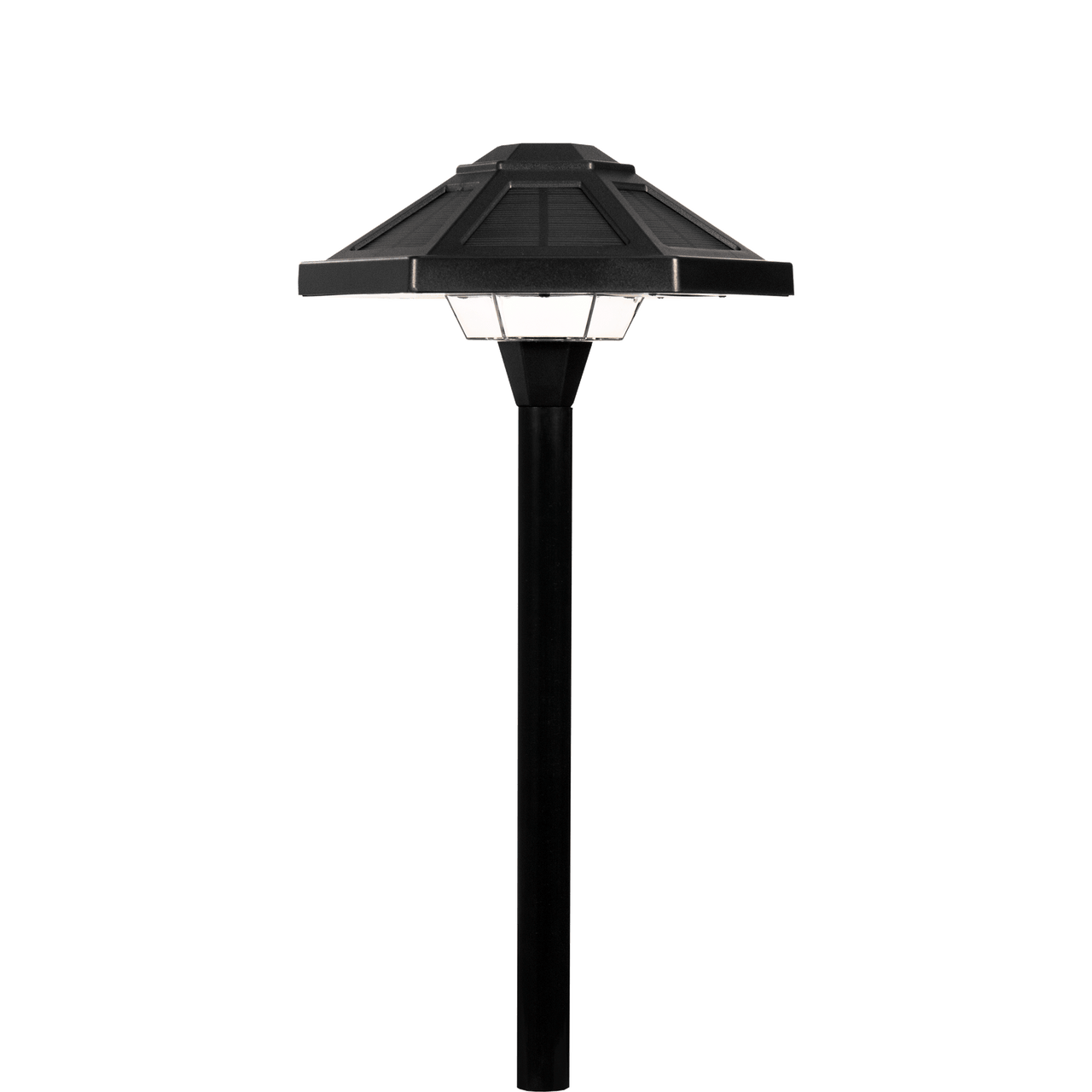 Lumen Logic™ Integrated LED Solar Path Light (Black) - Lumen Logic