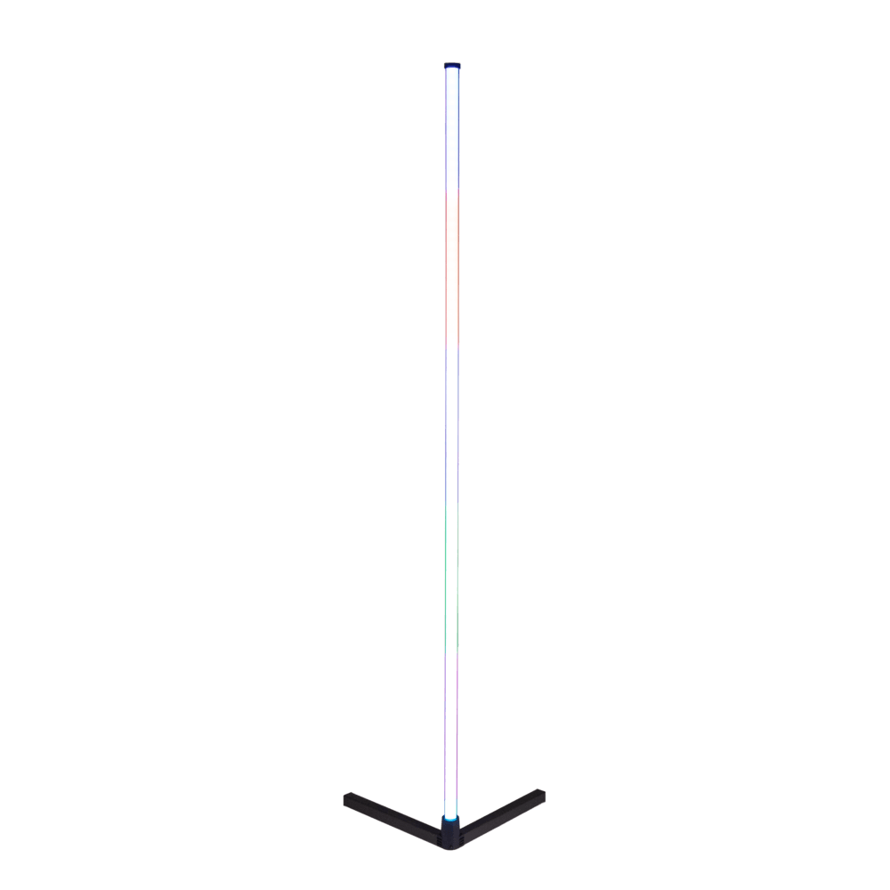 Lumen Logic™ Color Changing RGBW LED Corner Floor Lamp (53 Inches Tall) - Lumen Logic