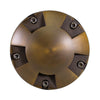 Lumen Logic™ LogiWell 12V Brass Turret In-Ground Light (Bronze) with 5W 2700K MR16 LED Bulb - Lumen Logic